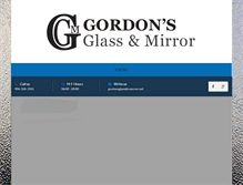 Tablet Screenshot of gordonsglassandmirror.com